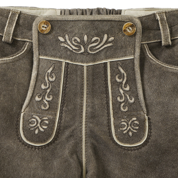 Jungen Lederhose mit Stickereien