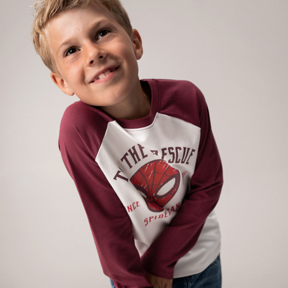 Spider-Man Langarmshirt aus Bio-Baumwolle
