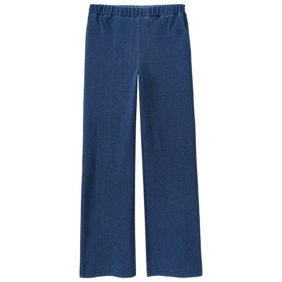 Mädchen Hose in Denim-Optik
