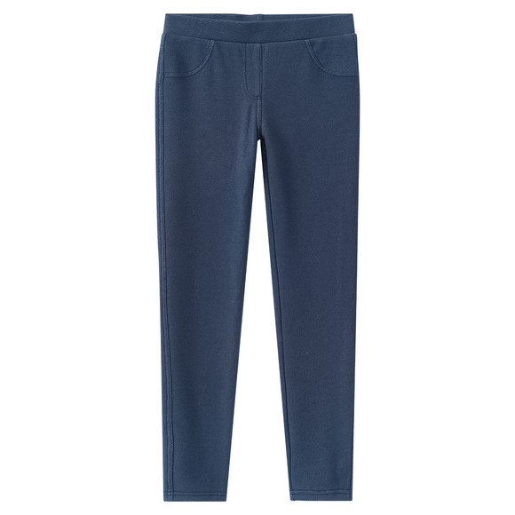 Mädchen Thermo-Leggings in Denim-Optik