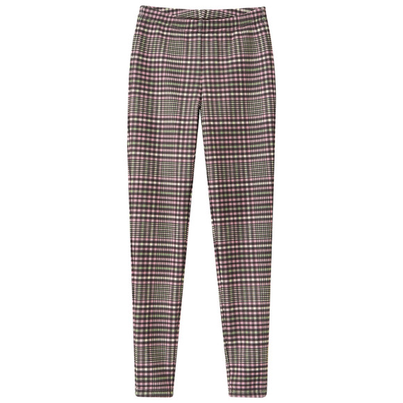 Mädchen Thermo-Leggings in kariertem Design