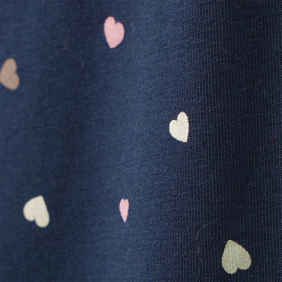 Mädchen Sweatleggings mit Herzchen allover