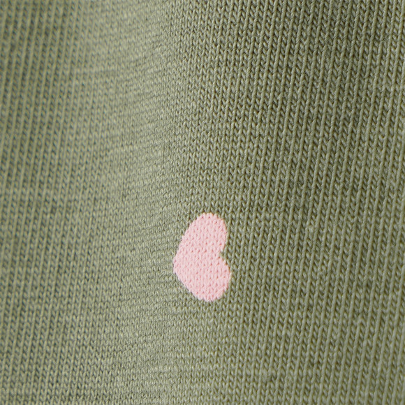 Mädchen Sweatleggings mit Herzchen allover