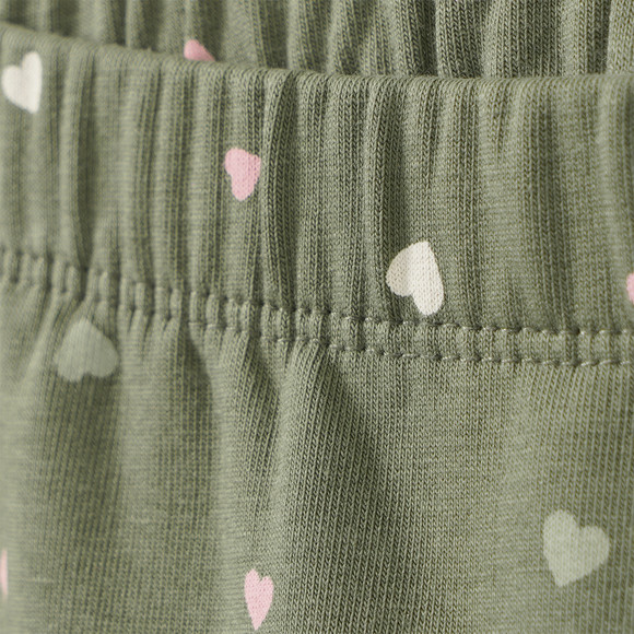 Mädchen Sweatleggings mit Herzchen allover