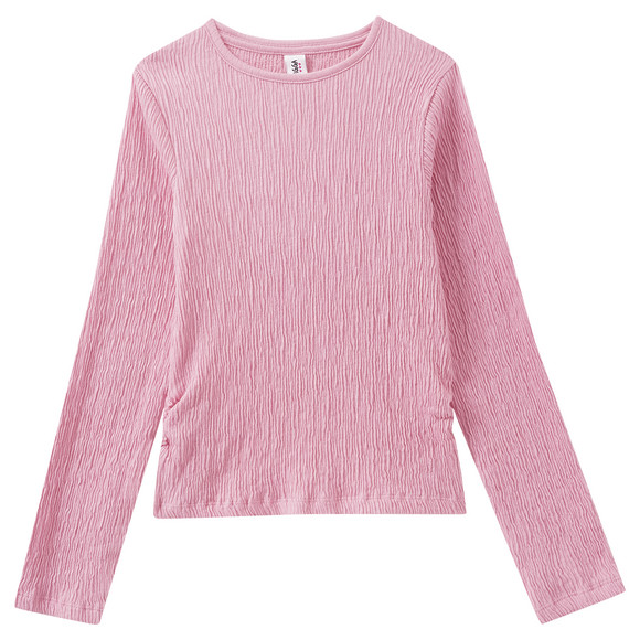 Mädchen Langarmshirt mit Struktur