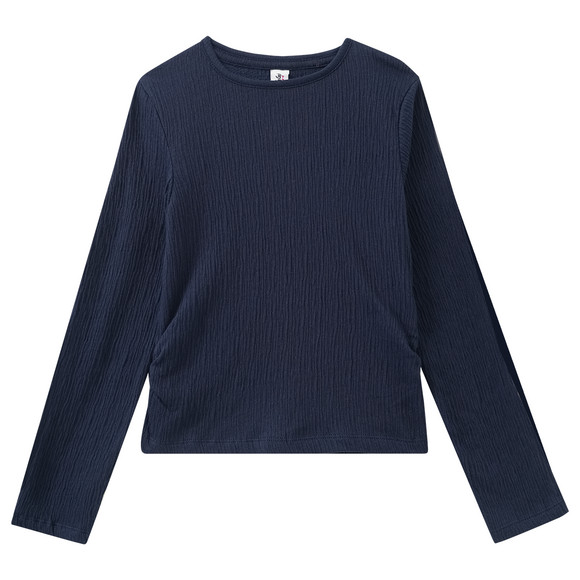Mädchen Langarmshirt mit Struktur
