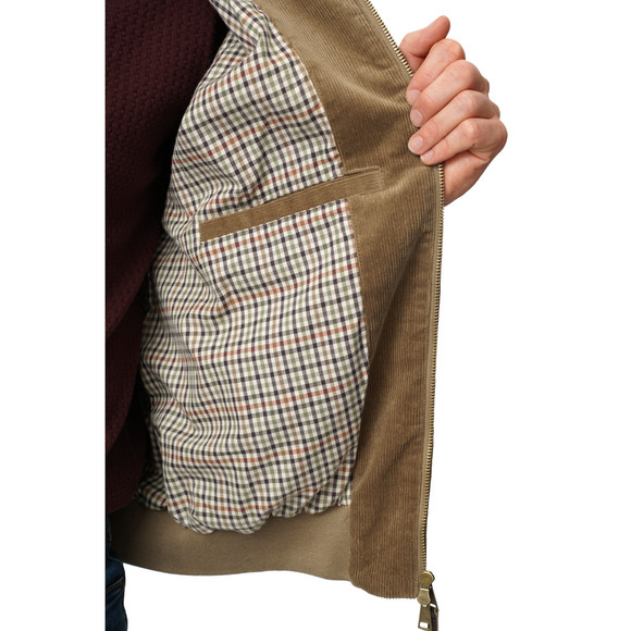 Herren Cordjacke mit Karofutter