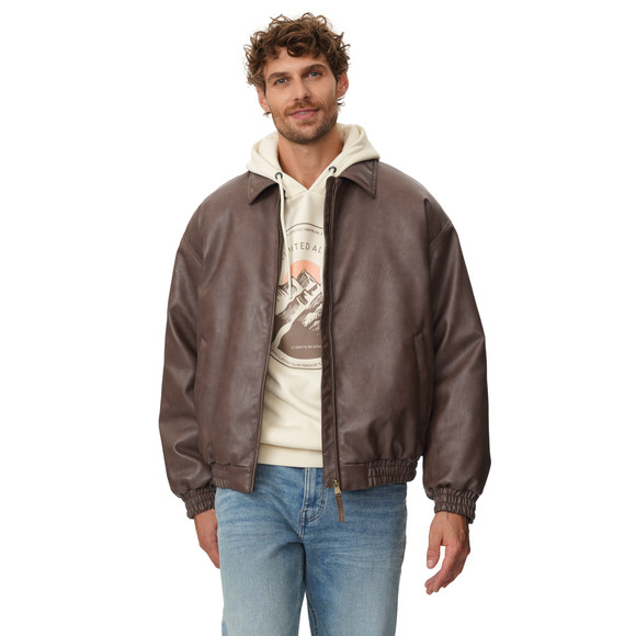 Herren Jacke in Leder-Optik