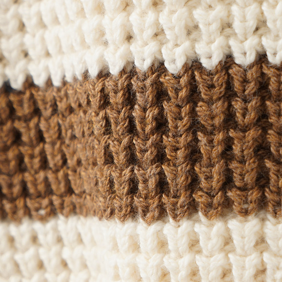 Baby Strickpullover mit Streifen