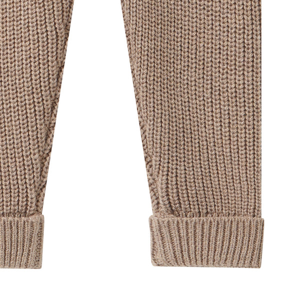 Gebreide babybroek met ribbelstructuur