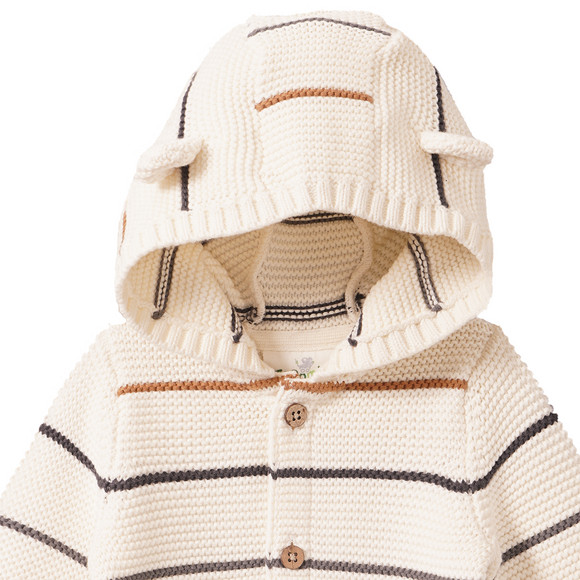 Newborn Strickjacke mit Öhrchen
