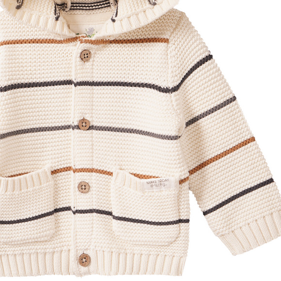 Newborn Strickjacke mit Öhrchen