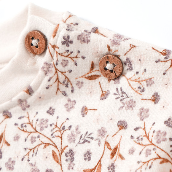 Baby Sweatshirt mit Blümchen