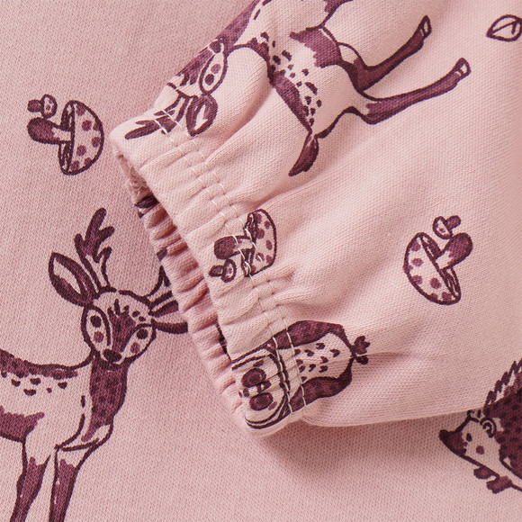 Baby Schlafanzug mit Waldtier-Motiven