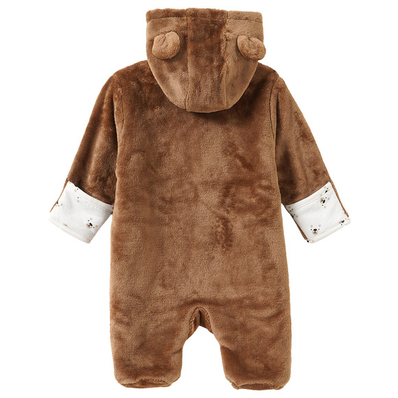 Newborn Kuscheloverall mit Kapuze
