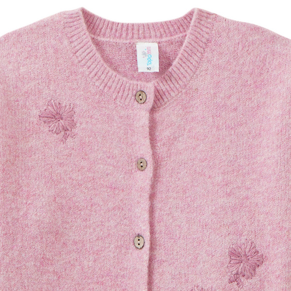 Baby Strickjacke mit Stickerei