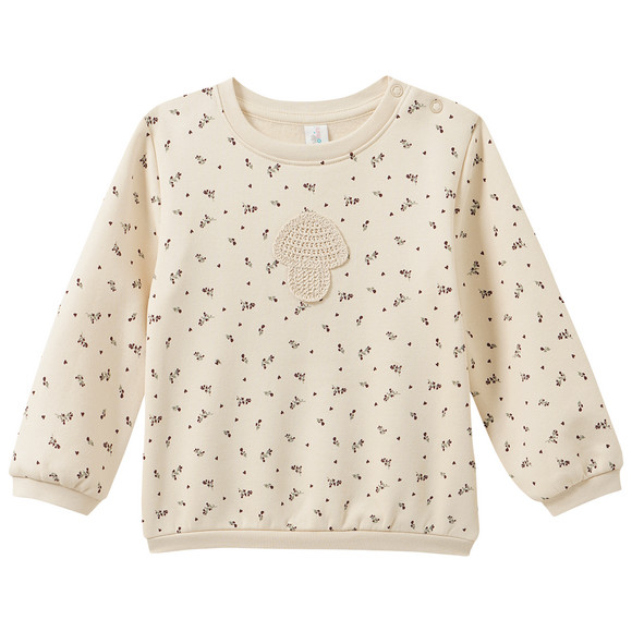 Baby Sweatshirt mit Pilz-Motiv