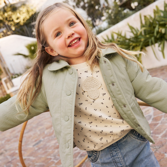 Baby Sweatshirt mit Pilz-Motiv