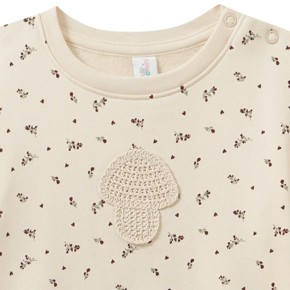 Baby Sweatshirt mit Pilz-Motiv