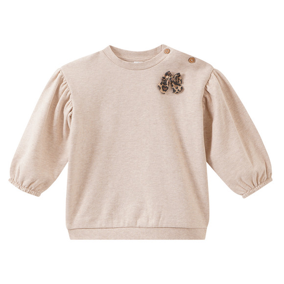 Baby Sweatshirt mit Schleifen-Applikation