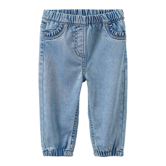 Baby Jeans mit Used-Waschung