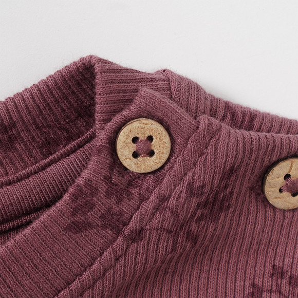 Baby Langarmshirt mit Rippstruktur