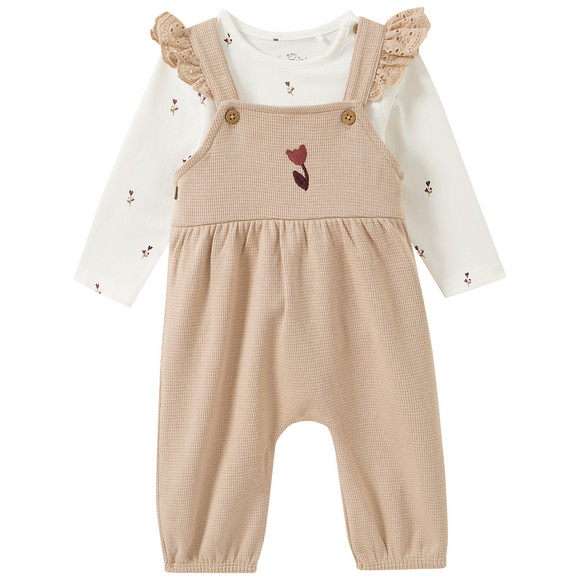 Newborn Set mit Blumen-Motiven