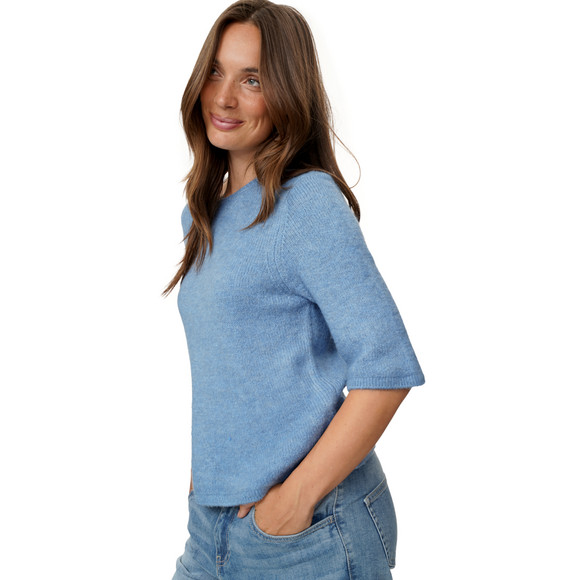 Damen Strickpullover mit weiten Ärmeln