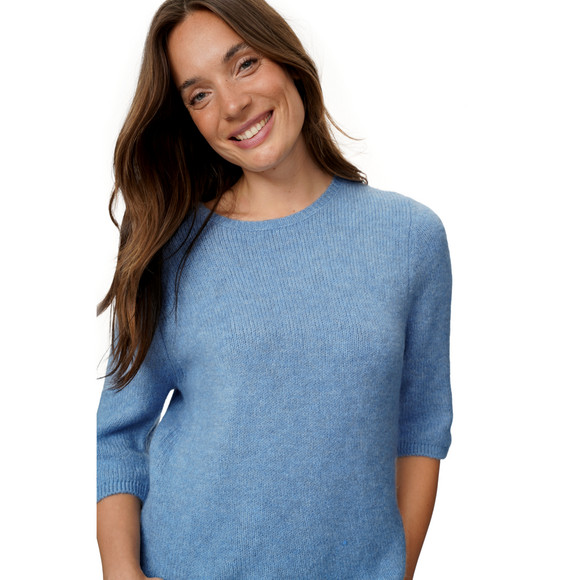 Damen Strickpullover mit weiten Ärmeln