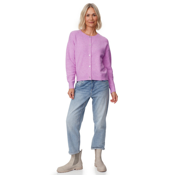 Damen Strickjacke mit Knopfleiste