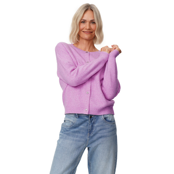Damen Strickjacke mit Knopfleiste