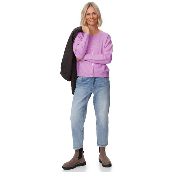 Damen Strickjacke mit Knopfleiste