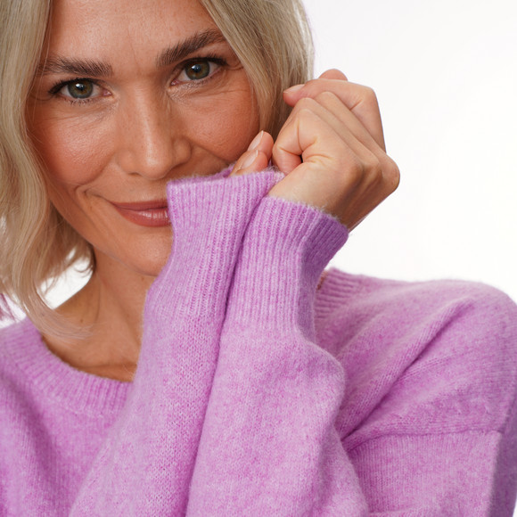 Damen Strickjacke mit Knopfleiste
