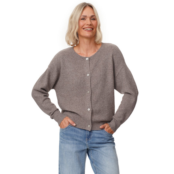 Damen Strickjacke mit Knopfleiste