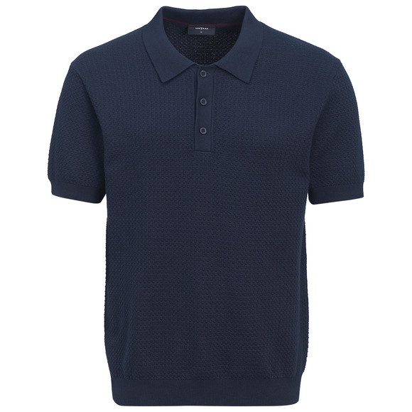 Herren Strickpoloshirt aus Baumwolle
