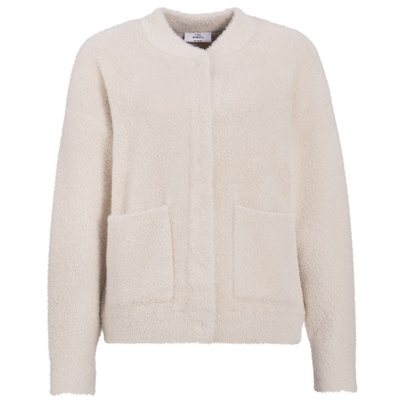 Damen Strickjacke mit Druckknopfleiste