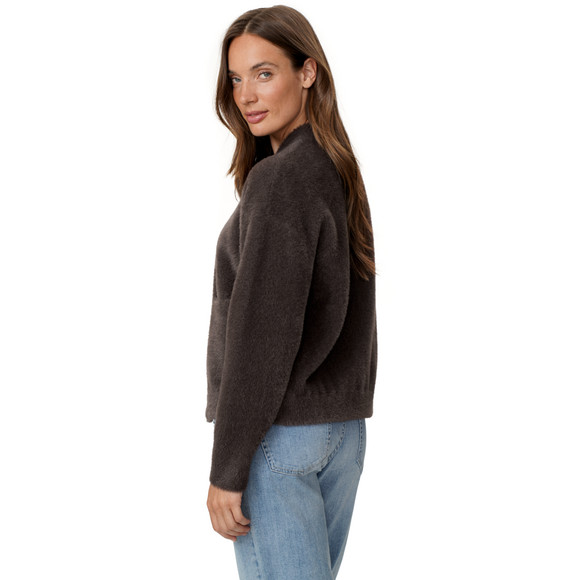Damen Strickjacke mit Druckknopfleiste