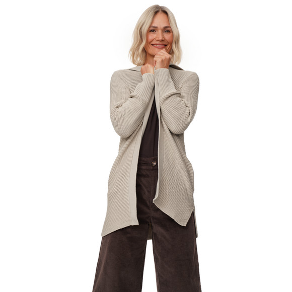 Damen Strickjacke mit Kapuze