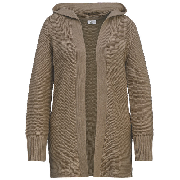 Damen Strickjacke mit Kapuze