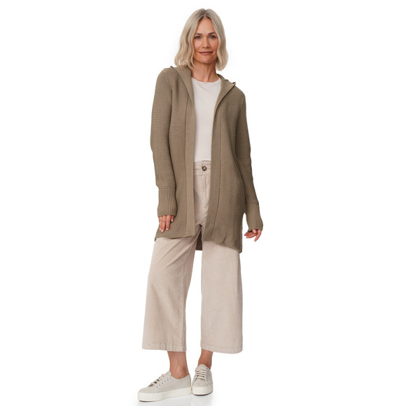 Damen Strickjacke mit Kapuze