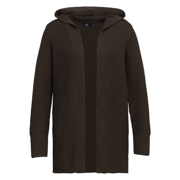 Damen Strickjacke mit Kapuze
