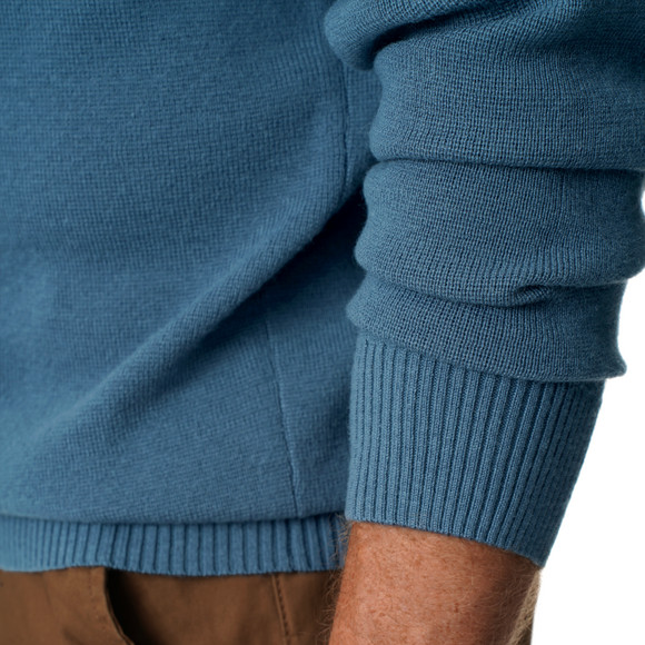 Herren Stricktroyer in Unifarben