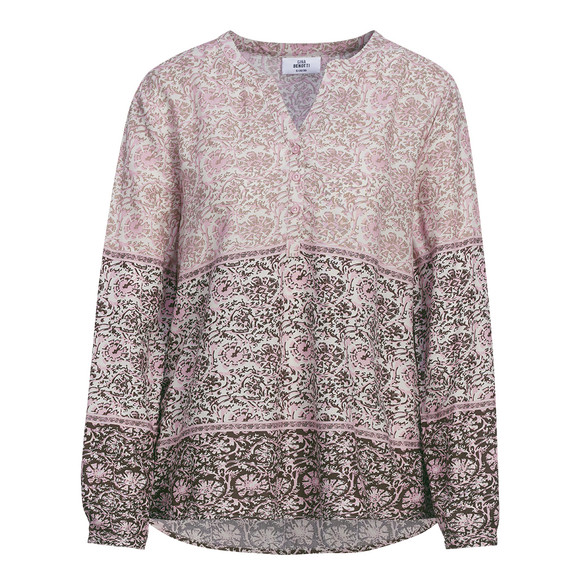 Damen Bluse mit Turn-up-Ärmeln