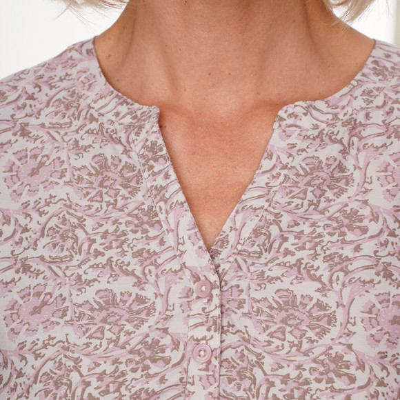 Damen Bluse mit Turn-up-Ärmeln