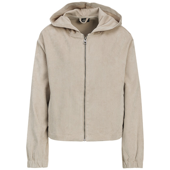 Damen Cord-Blouson mit Kapuze
