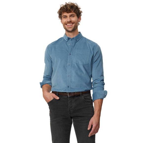 Herren Cordhemd in Regular Fit