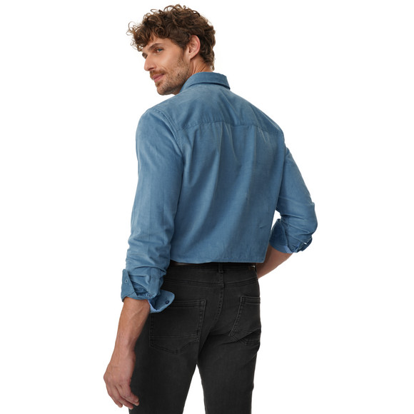 Herren Cordhemd in Regular Fit