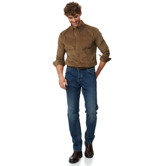 Herren Cordhemd in Regular Fit