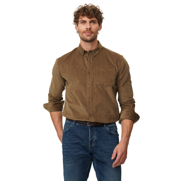 Herren Cordhemd in Regular Fit