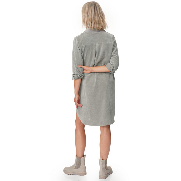Damen Cord-Kleid mit Brusttaschen